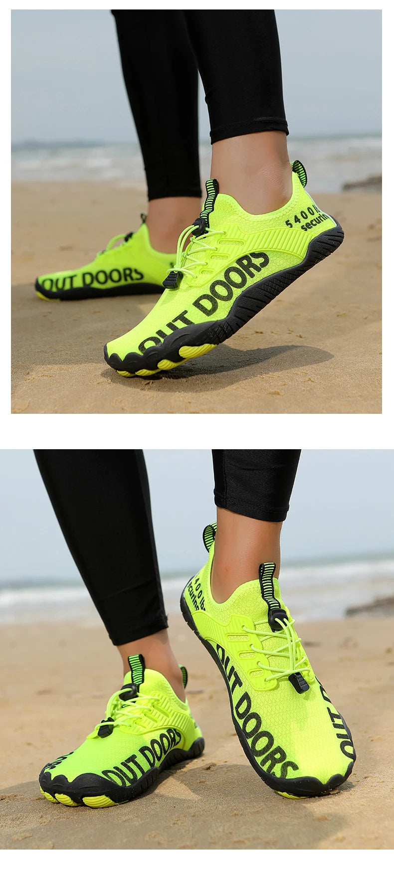 Women Men Beach Swimming Pool Aqua shoes Hiking Shoes Quick Dry One Stirrup Surf Waterpark water shoes Yoga Camping Fishing Shoe