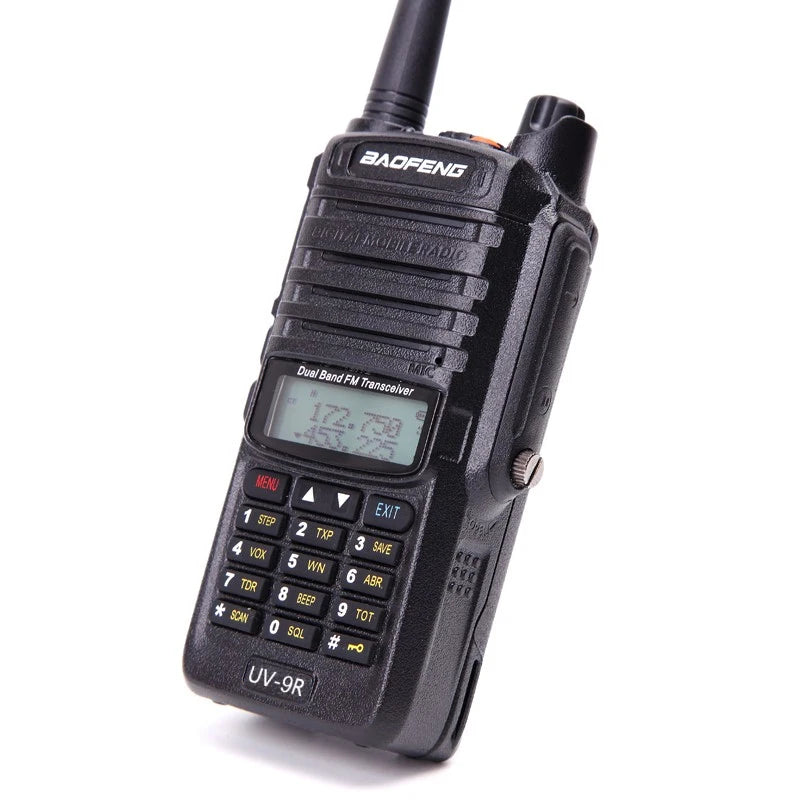 Baofeng UV-9R Dual Band Waterproof IP67 Walkie Talkie Long Range Handheld Two Way Radio Communication For Camping Hotel