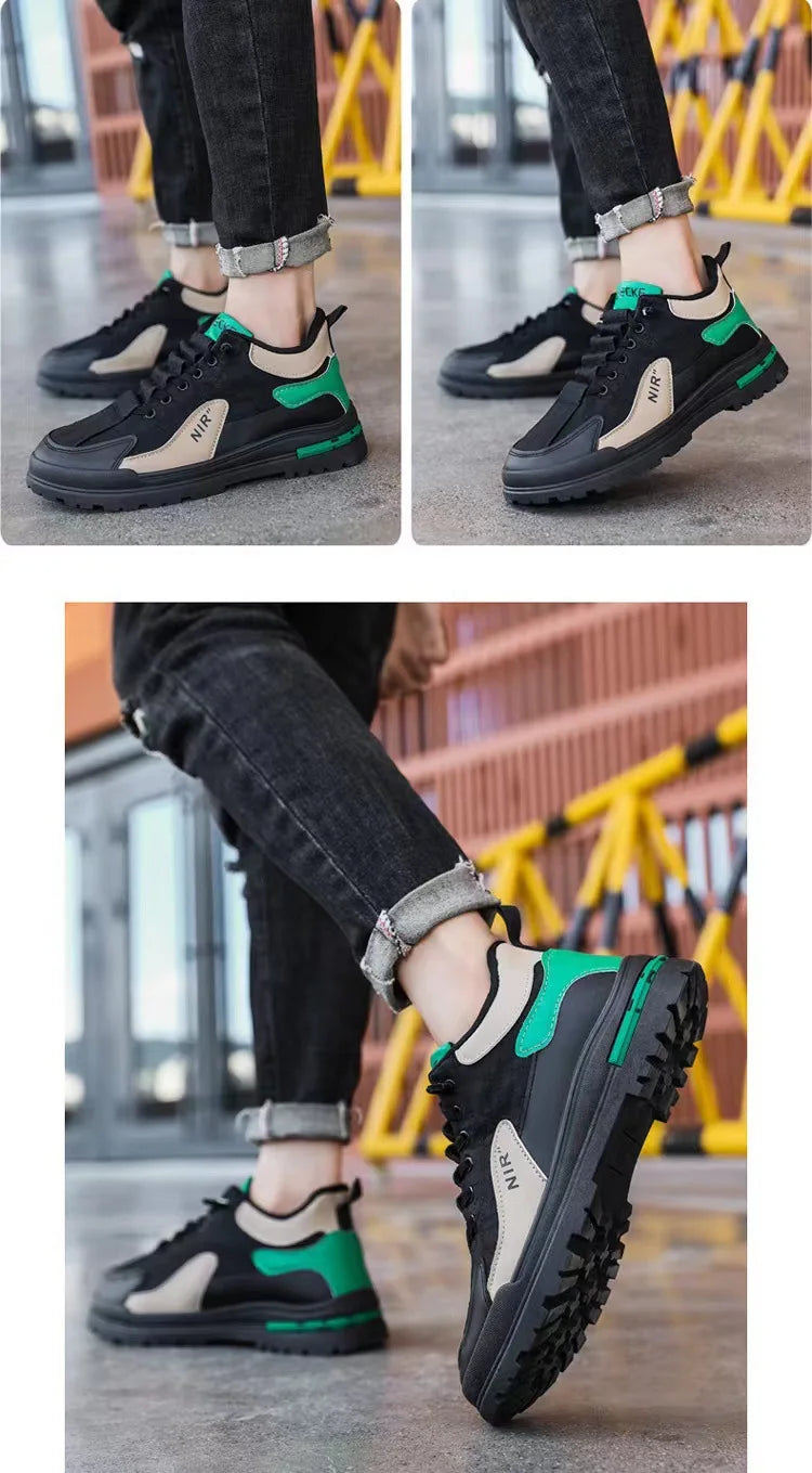 Quality Men's Shoes Outdoor Casual Shoes for Men Wear-Resistan Sneakers Comfortable Short Boots Men Not Slip Sports Shoes Tênis