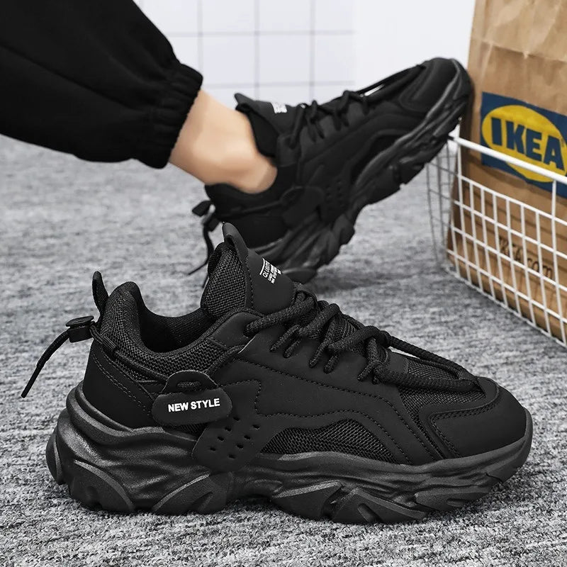 Spring Summer Men Sneakers High Quality Mesh Breathable Air Cushion Running Shoes Tennis Shoe Luxury Brand Platform Shoes Tenis
