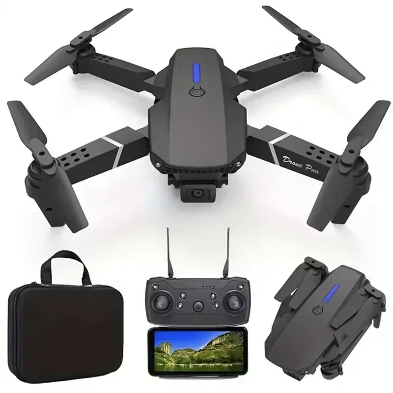 Hot E88Pro RC Drone 4K Professinal With 1080P Wide Angle Dual HD Camera Foldable RC Helicopter WIFI FPV Height Hold Apron Sell