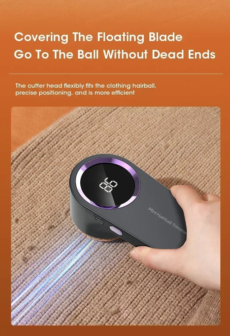 Household Clothes Shaver Fabric Lint Remover Fuzz Electric Fluff Portable Brush Blade Professional Rechargeable Fur Ball Trimmer