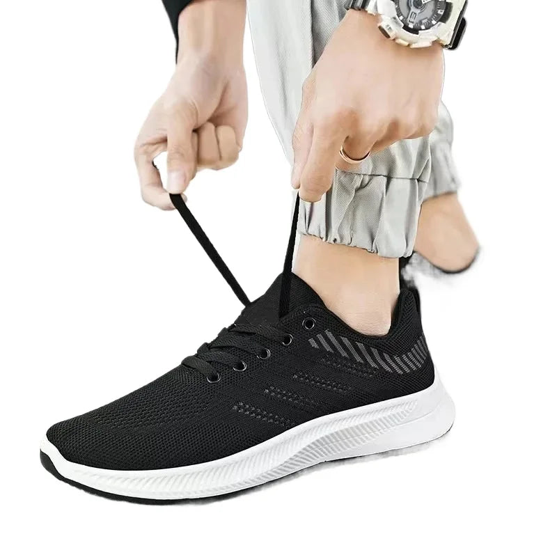 New Men Shoe Casual Versatile Fashionable Breathable Sports Shoes Outdoor Running Walking Training Tennis Shoes