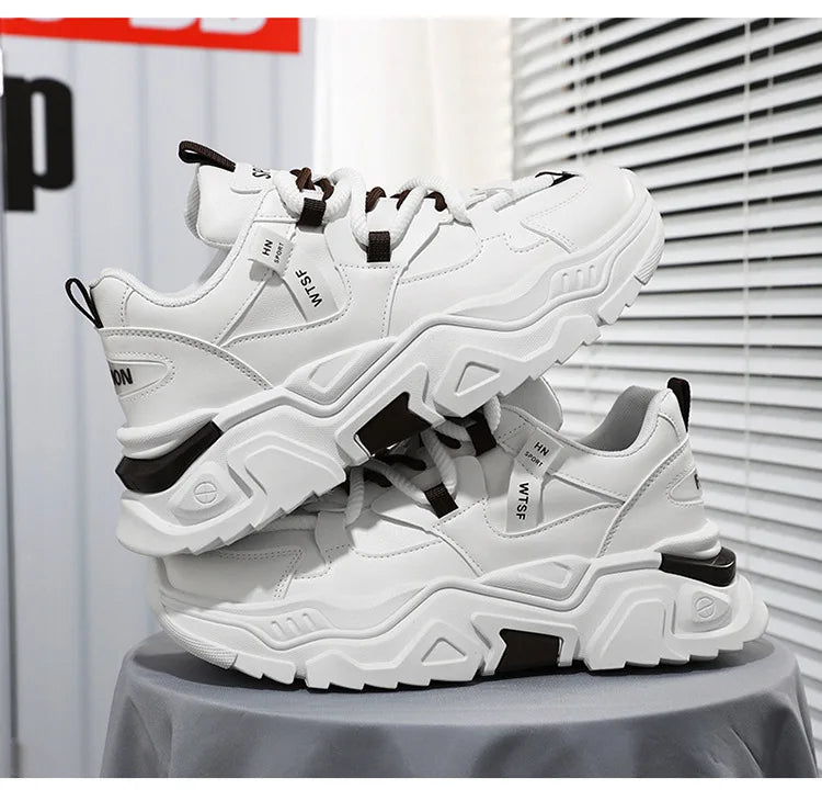 New Men's Sneakers Thick Sole Comfortable Men's Casual Shoes Trendy Mens Height Increasing Shoes Man Sports Sneakers Zapatillas