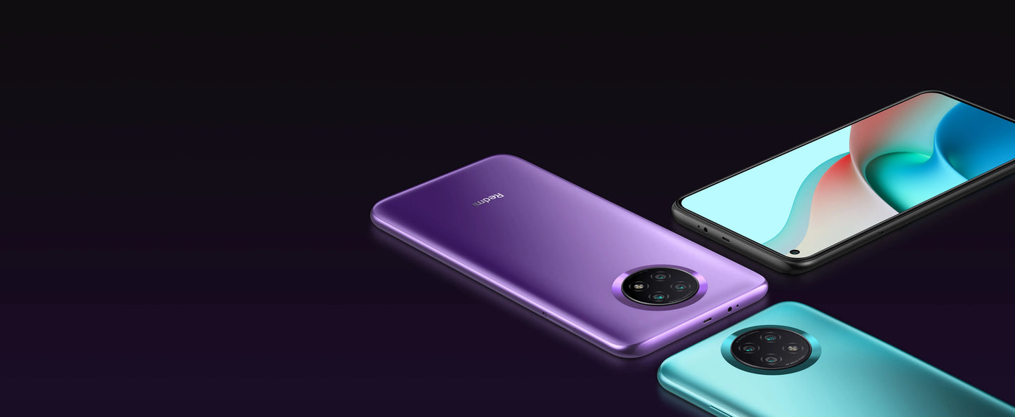 Global firmware Xiaomi Redmi Note 9 5G martphone 2340x1080 Wired Charging Dual SIM used phone