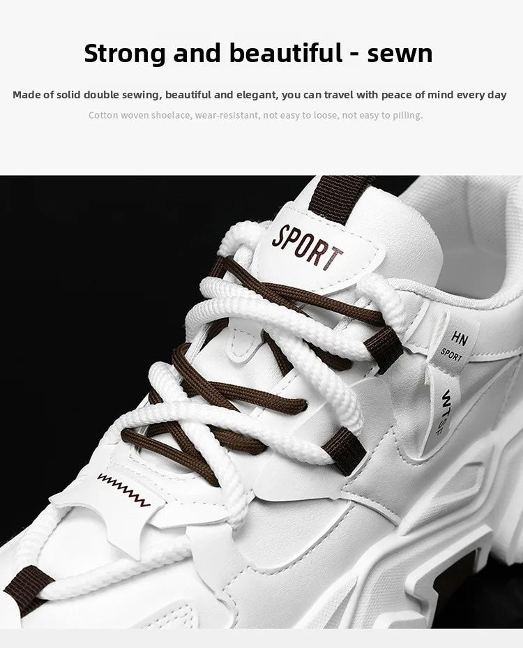 New Men's Sneakers Thick Sole Comfortable Men's Casual Shoes Trendy Mens Height Increasing Shoes Man Sports Sneakers Zapatillas
