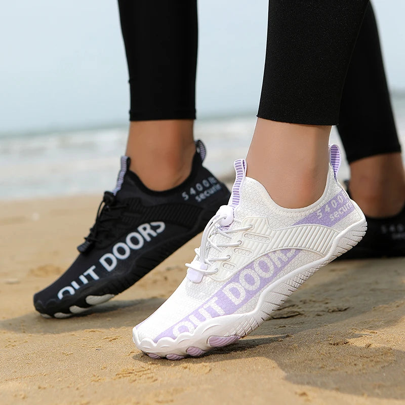 Women Men Beach Swimming Pool Aqua shoes Hiking Shoes Quick Dry One Stirrup Surf Waterpark water shoes Yoga Camping Fishing Shoe