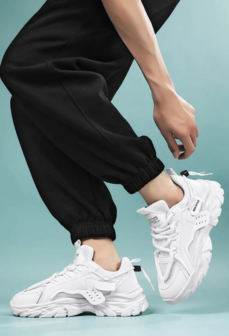 Spring Summer Men Sneakers High Quality Mesh Breathable Air Cushion Running Shoes Tennis Shoe Luxury Brand Platform Shoes Tenis