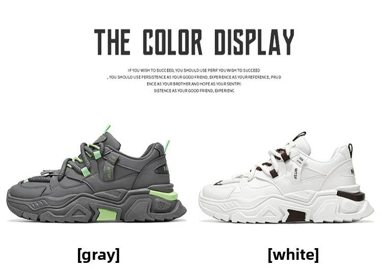 New Men's Sneakers Thick Sole Comfortable Men's Casual Shoes Trendy Mens Height Increasing Shoes Man Sports Sneakers Zapatillas