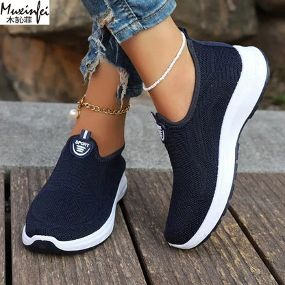 2025 New Summer Mesh Breathable Large Women's Casual Shoes Soft Sole Lightweight Women's  Single  Shoes Free Shippiing Shoes