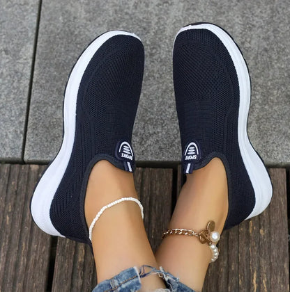 2025 New Summer Mesh Breathable Large Women's Casual Shoes Soft Sole Lightweight Women's  Single  Shoes Free Shippiing Shoes