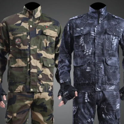 Spring and Autumn Work Clothes Men Wear Thick New Suit Pants Site Maintenance Auto Repair Clothing Clothes for Men