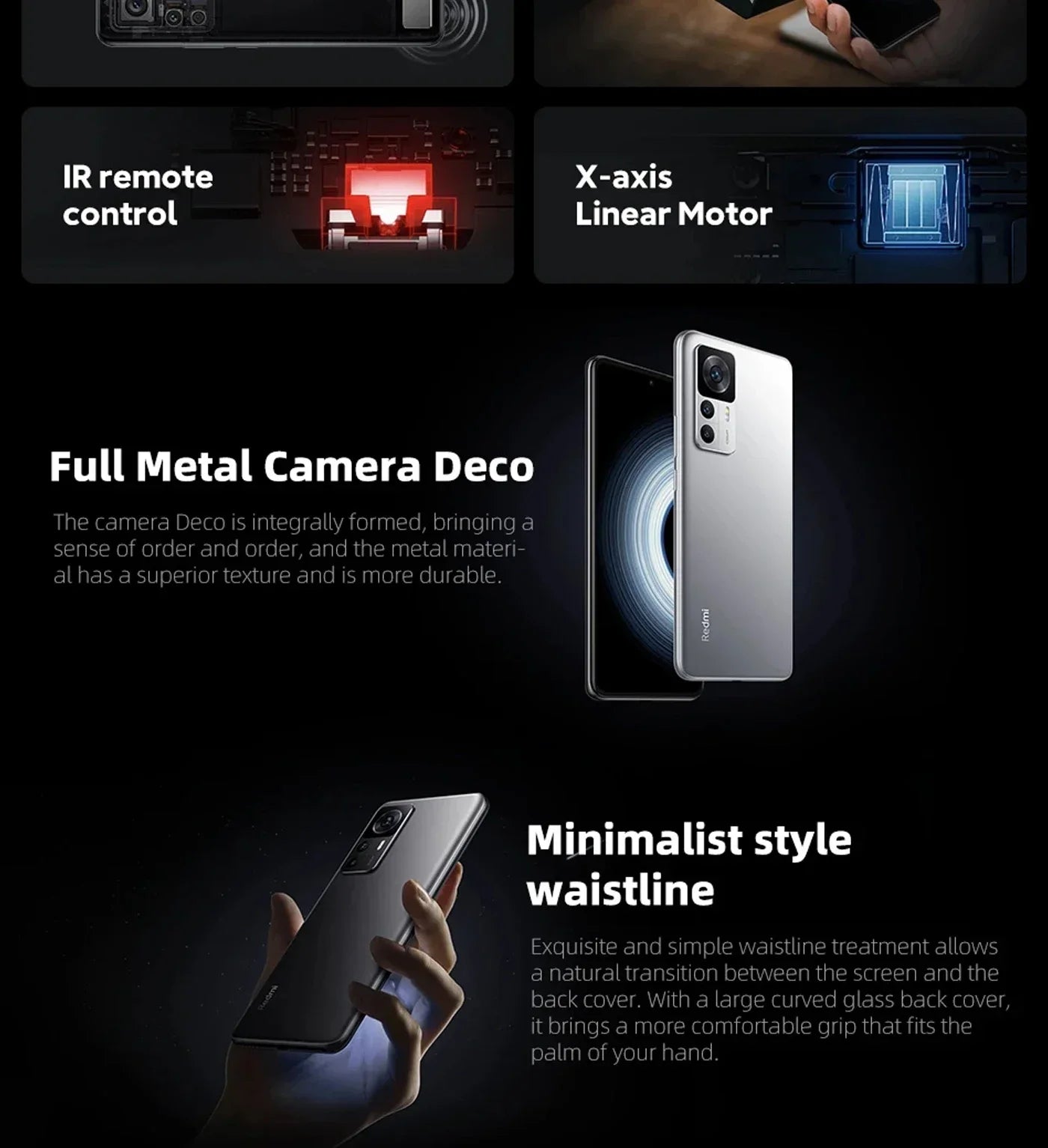 Global Firmware Xiaomi Redmi k50 Ultra hyperOS 2.0 Smartphone Snapdragon 8+ Gen 1 Celular 5000mAh No Charger Used Phones