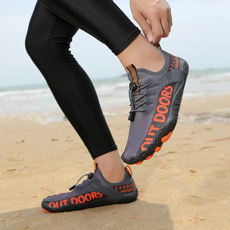 Women Men Beach Swimming Pool Aqua shoes Hiking Shoes Quick Dry One Stirrup Surf Waterpark water shoes Yoga Camping Fishing Shoe