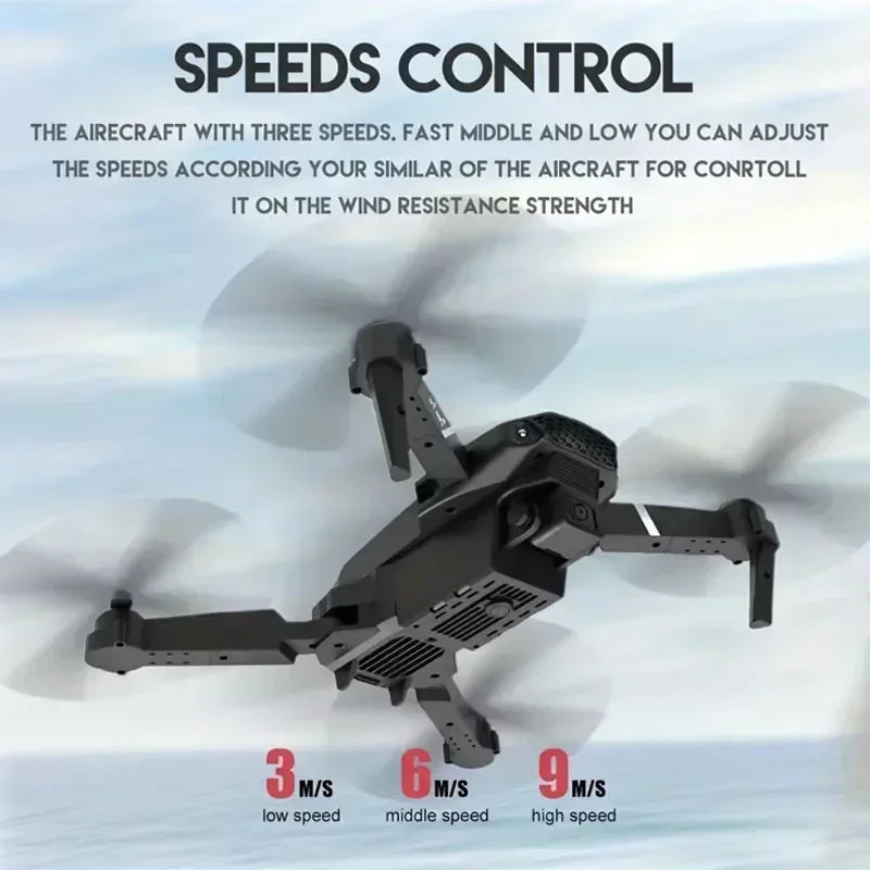 Hot E88Pro RC Drone 4K Professinal With 1080P Wide Angle Dual HD Camera Foldable RC Helicopter WIFI FPV Height Hold Apron Sell