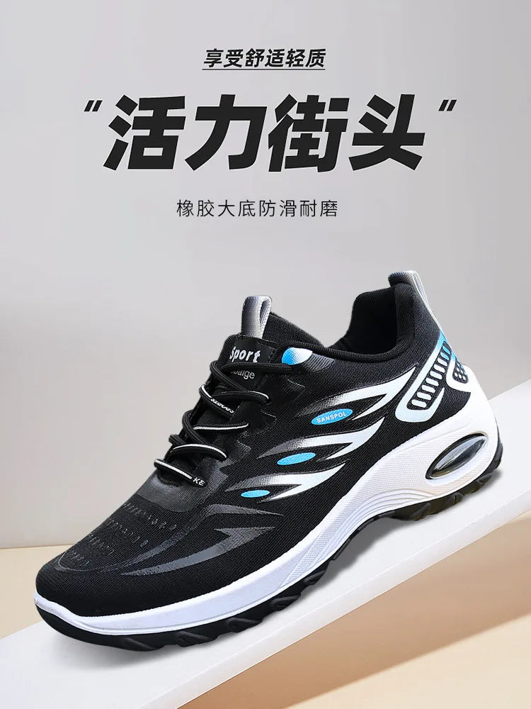 2025 Men's Spring Casual shoes, breathable mesh sports shoes, comfortable men's shoes