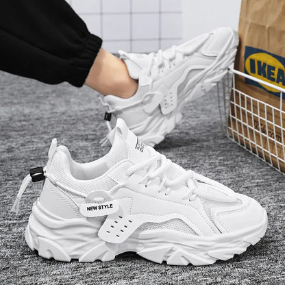 Spring Summer Men Sneakers High Quality Mesh Breathable Air Cushion Running Shoes Tennis Shoe Luxury Brand Platform Shoes Tenis