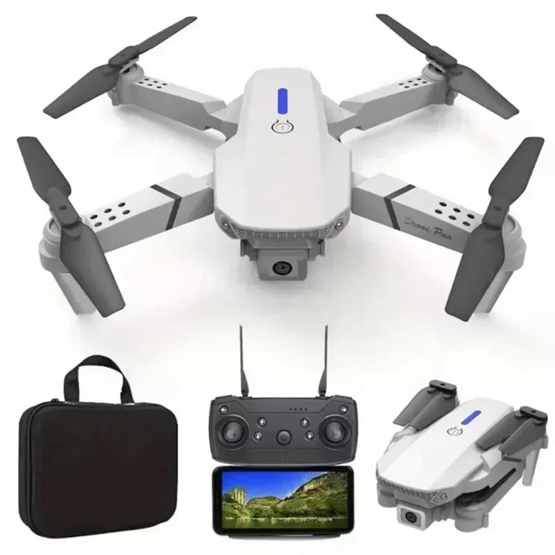 Hot E88Pro RC Drone 4K Professinal With 1080P Wide Angle Dual HD Camera Foldable RC Helicopter WIFI FPV Height Hold Apron Sell