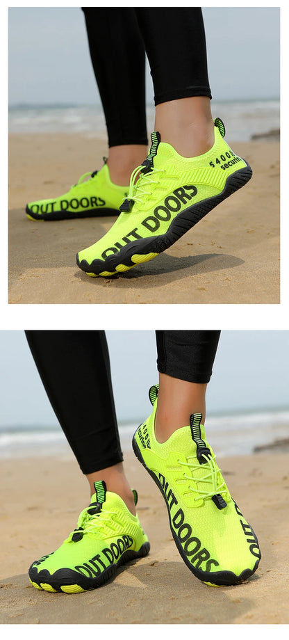 Women Men Beach Swimming Pool Aqua shoes Hiking Shoes Quick Dry One Stirrup Surf Waterpark water shoes Yoga Camping Fishing Shoe