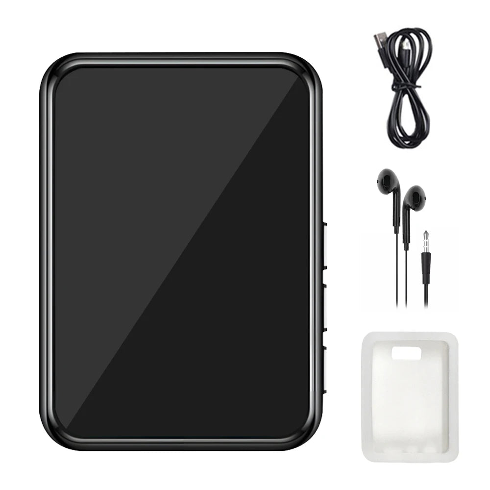 128G MP3 Player Bluetooth 5.4 HiFi MP3 Music Player Built-in Speaker 2.4inch Touch Screen MP4 Player with E-book/Video Recording