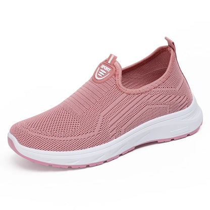 2025 New Summer Mesh Breathable Large Women's Casual Shoes Soft Sole Lightweight Women's  Single  Shoes Free Shippiing Shoes