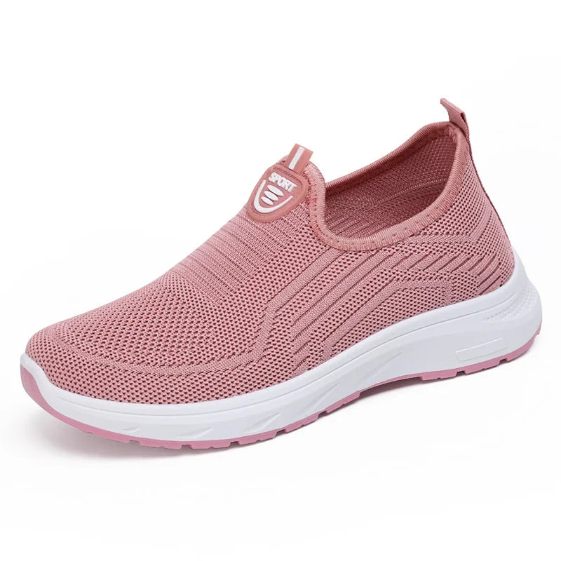 2025 New Summer Mesh Breathable Large Women's Casual Shoes Soft Sole Lightweight Women's  Single  Shoes Free Shippiing Shoes