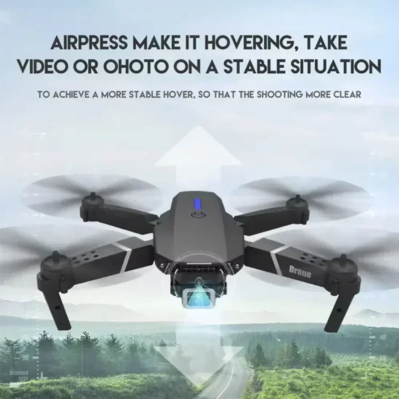 Hot E88Pro RC Drone 4K Professinal With 1080P Wide Angle Dual HD Camera Foldable RC Helicopter WIFI FPV Height Hold Apron Sell