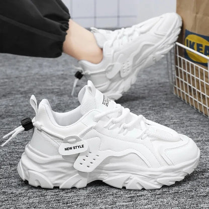 Spring Summer Men Sneakers High Quality Mesh Breathable Air Cushion Running Shoes Tennis Shoe Luxury Brand Platform Shoes Tenis