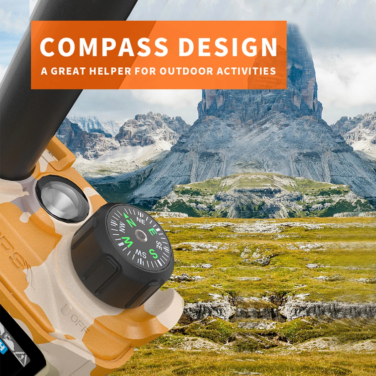 Baofeng RD-55PRO Walkie Talkie GPS APRS Long Range Bluetooth Programming Type-C Compass Portable Amateur Ham Radio For Camping