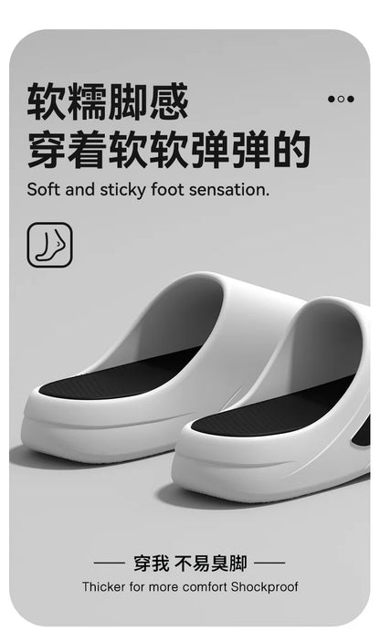 Women's Sabot Shoes Anti-slip and Odorproof Soft Bottom Women's Sandals Summer 2025 Indoor Slippers Sports Style Woman