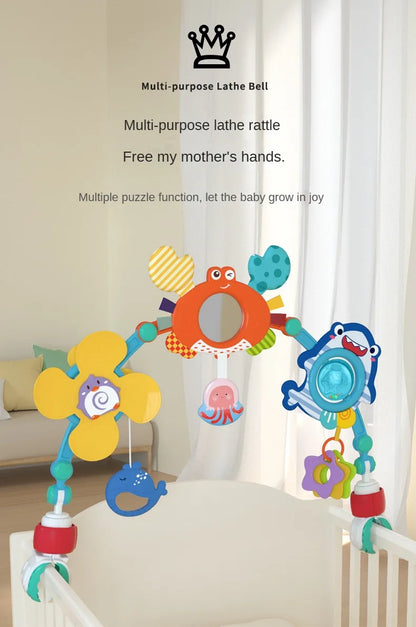 Baby Stroller Arch Toy Bouncer Toy Pram Activity Arch Toys Fine Motor Skills Toys Sensory Development Arch Baby Car Seat Toys