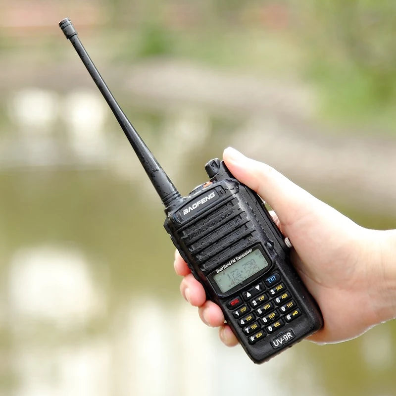 Baofeng UV-9R Dual Band Waterproof IP67 Walkie Talkie Long Range Handheld Two Way Radio Communication For Camping Hotel