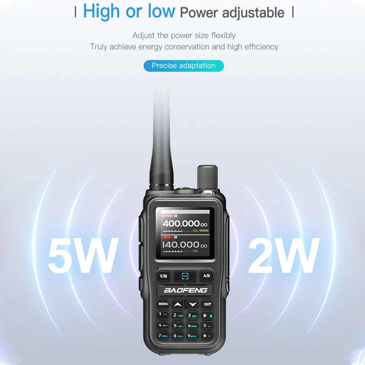 2PCS Baofeng UV-5R Mini Walkie Talkie NOAA Bluetooth Programming USB-C Charging AM Wireless Copy Frequency Full Band FM Two Way