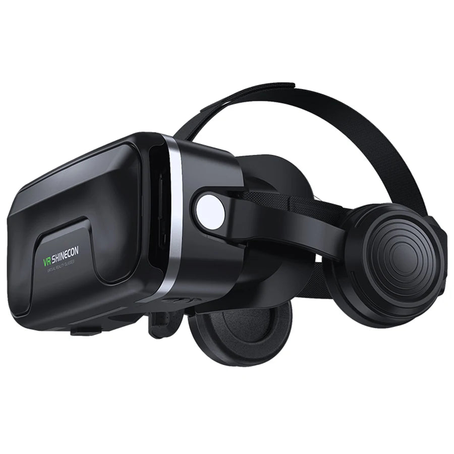 Shinecon VR Glasses 3D Headset Virtual Reality Devices Helmet Viar Lenses Goggle Smartphone Cell Phone Smart Games Mobile Viewer