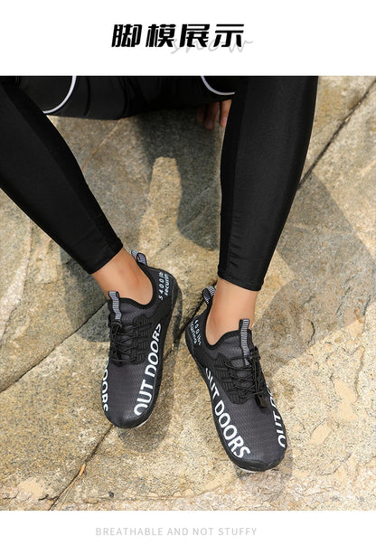 Women Men Beach Swimming Pool Aqua shoes Hiking Shoes Quick Dry One Stirrup Surf Waterpark water shoes Yoga Camping Fishing Shoe
