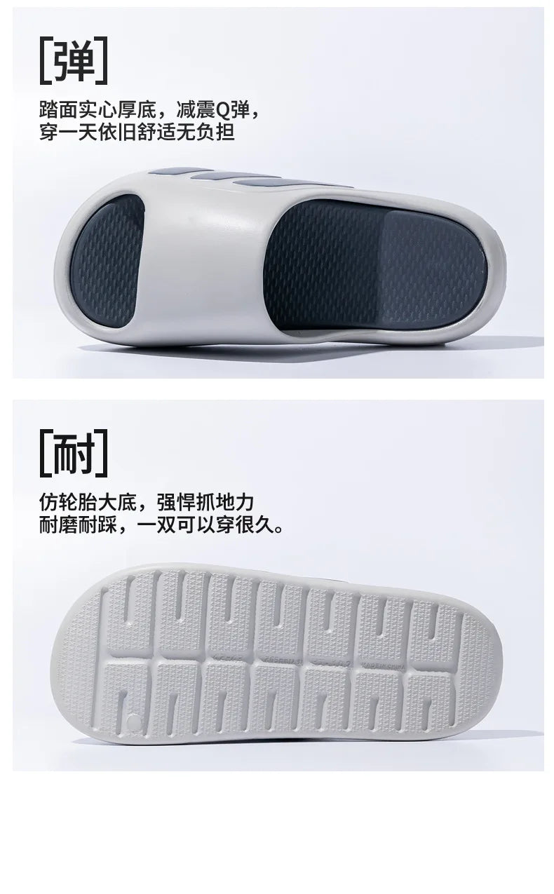 Women's Sabot Shoes Anti-slip and Odorproof Soft Bottom Women's Sandals Summer 2025 Indoor Slippers Sports Style Woman