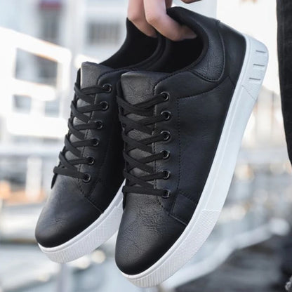 2025 Spring Classic Men Leather Casual Shoes Cross-border Hot Sale Versatile Man Sneakers Loafers Fashion Large Size Board Shoes