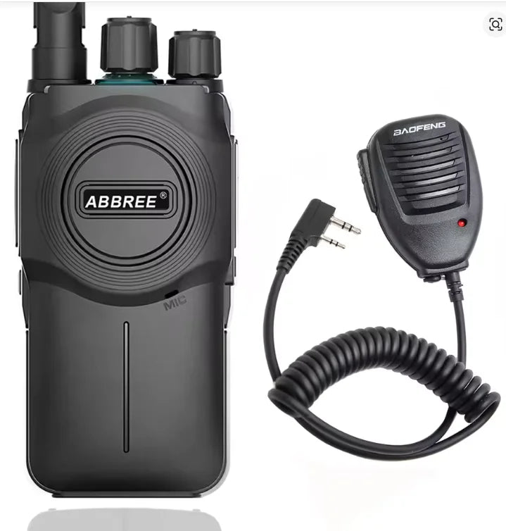 ABBREE AR-U1 Walkie Talkie 400-470 MHz VOX Long Range Portable Radio for Hunt Forest City Two Way Radio