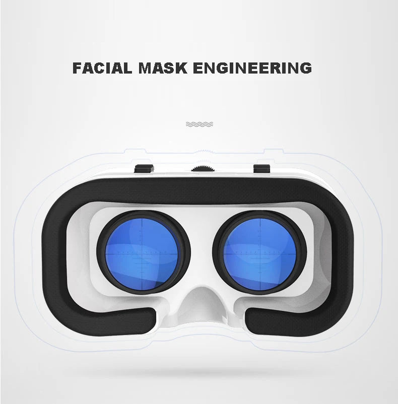Shinecon VR Glasses 3D Headset Virtual Reality Devices Helmet Viar Lenses Goggle Smartphone Cell Phone Smart Games Mobile Viewer
