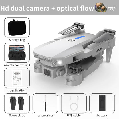 E88 Pro Brushless Drone with camera RC Drone 4K Professinal HD Camera Foldable Dron Helicopter WIFI Aerial Photography Boy Toys