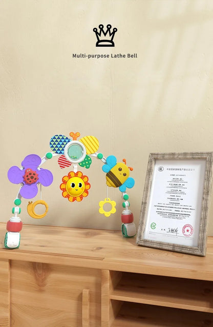 Baby Stroller Arch Toy Bouncer Toy Pram Activity Arch Toys Fine Motor Skills Toys Sensory Development Arch Baby Car Seat Toys