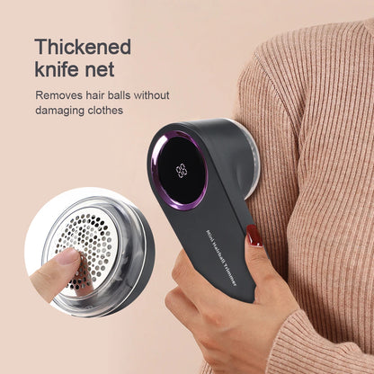 Household Clothes Shaver Fabric Lint Remover Fuzz Electric Fluff Portable Brush Blade Professional Rechargeable Fur Ball Trimmer