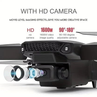 Hot E88Pro RC Drone 4K Professinal With 1080P Wide Angle Dual HD Camera Foldable RC Helicopter WIFI FPV Height Hold Apron Sell