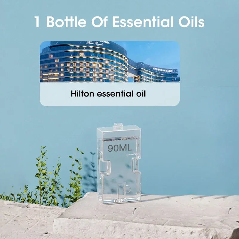 Wireless Hang Aromatherapy Machine Air Freshener Purifier with Night Light Essential Oil Perfume Diffuser Living Room Deodorizer