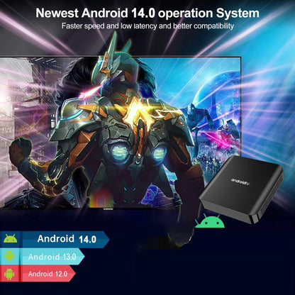 TV Box Android 14 8K TV98 ATV Plus Allwinner H313 Quad Core 5G Dual Wifi BT5.0 Support Smart Voice control Player 4K Set Top Box