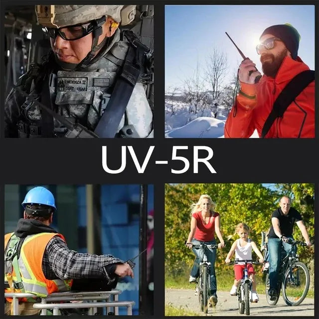 BAOFENG 5W UV-5R Dual Band VHF/UHF 136-174MHz & 400-520MHz FM Portable Two Way Radio Handheld Walkie Talkie