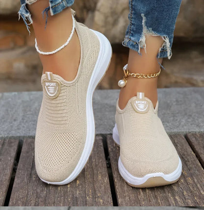2025 New Summer Mesh Breathable Large Women's Casual Shoes Soft Sole Lightweight Women's  Single  Shoes Free Shippiing Shoes
