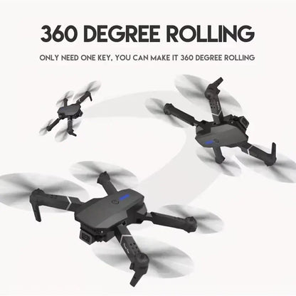 Hot E88Pro RC Drone 4K Professinal With 1080P Wide Angle Dual HD Camera Foldable RC Helicopter WIFI FPV Height Hold Apron Sell