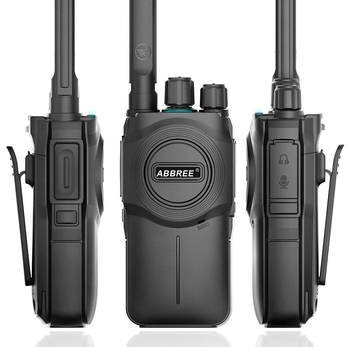 ABBREE AR-U1 Walkie Talkie 400-470 MHz VOX Long Range Portable Radio for Hunt Forest City Two Way Radio