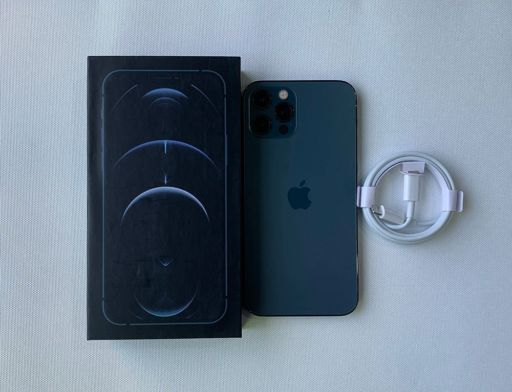 Original Apple iPhone 12 Pro 5G Mobile Phone Face ID 128GB/256GB NFC 6.1'' OLED 12MP 4K@60fps A14 Bionic Hexa-Core SmartPhone